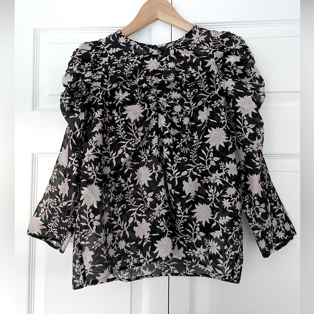 Ulla Johnson Ruched Posey Top, Size 4